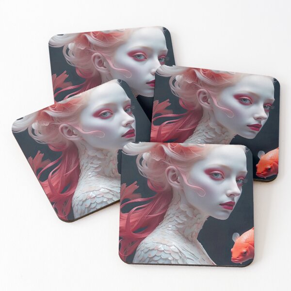 Item preview, Koi Siren – The Spirit of the Deep Waters designed and sold by ImaginOri.