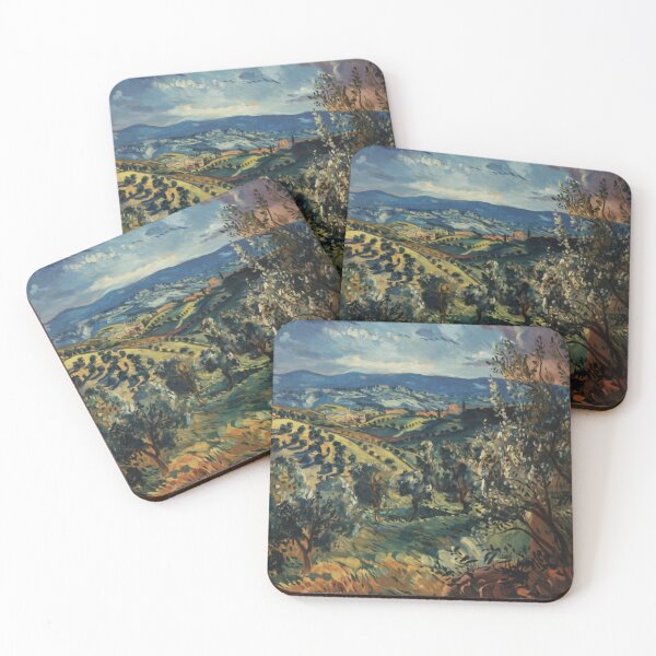 Item preview, Rolling Hills of Provence – Impressionist Landscape with Olive Trees designed and sold by CARRAANN.