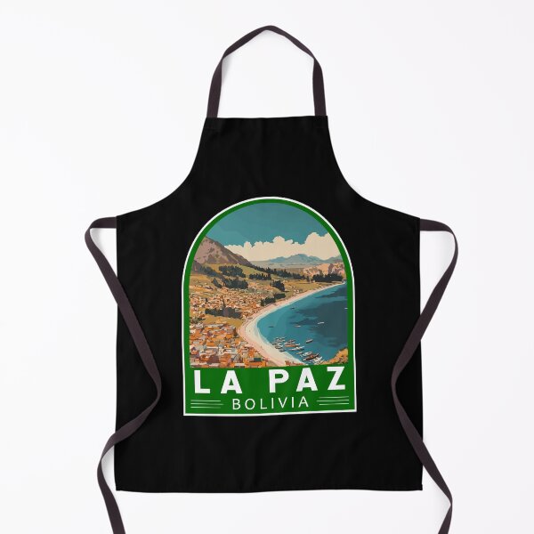 Item preview, La Paz Bolivia Travel Art Emblem designed and sold by KrisSidDesigns.