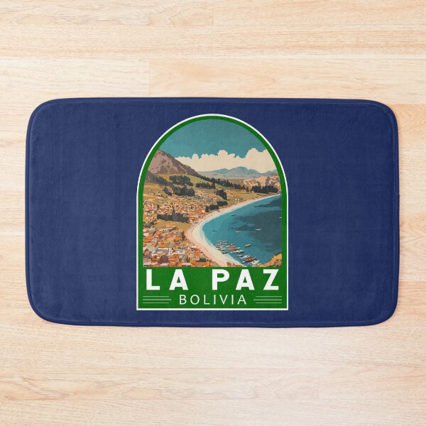 Item preview, La Paz Bolivia Travel Art Emblem designed and sold by KrisSidDesigns.