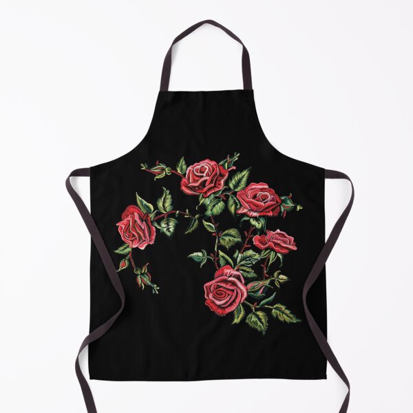 Artikelvorschau, Rote Rose Stickerei entworfen und verkauft von AlchemyColor.