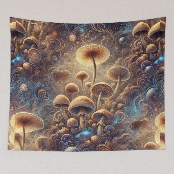 Item preview, Mystical  Mushroom Realm designed and sold by Wiredart.