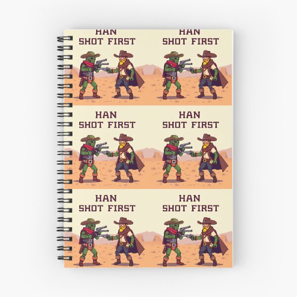 Item preview, Han Shot First Cowboys Star Wars Sci Fi  designed and sold by ART ATTACK ZONE.