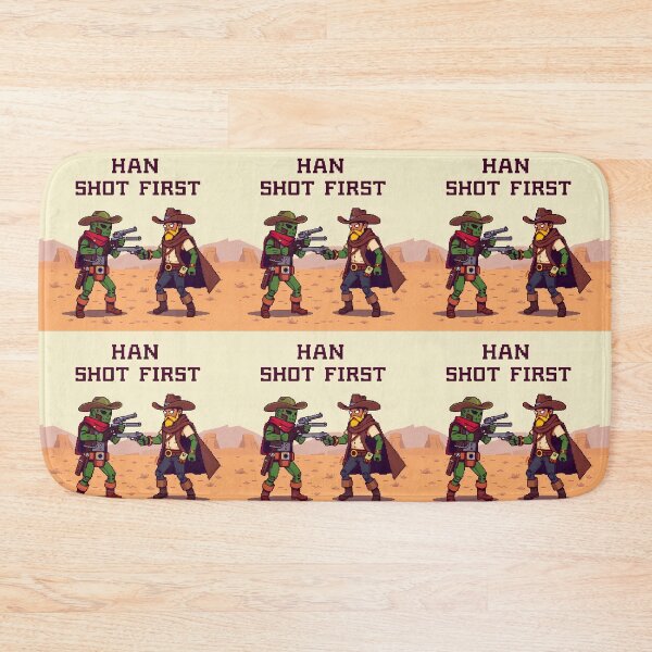 Item preview, Han Shot First Cowboys Star Wars Sci Fi  designed and sold by ART ATTACK ZONE.