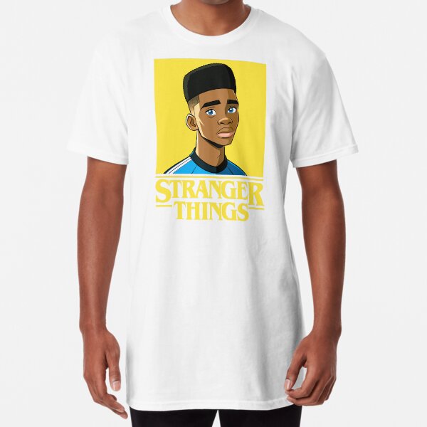 Vista previa del artículo con la obra «Stranger Things: Lucas Sinclair », diseñado y vendido por GlowInk8.