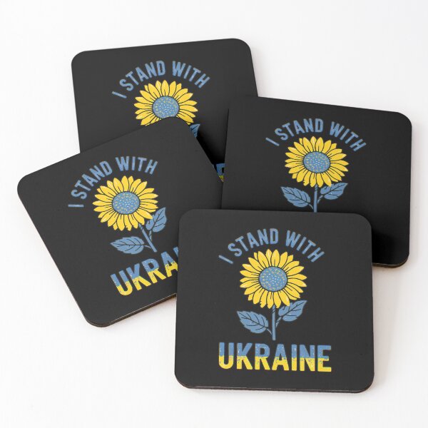 Artikelvorschau, Ich stehe zur Seite der Ukraine-Sonnenblume entworfen und verkauft von Little Lantern Studio .