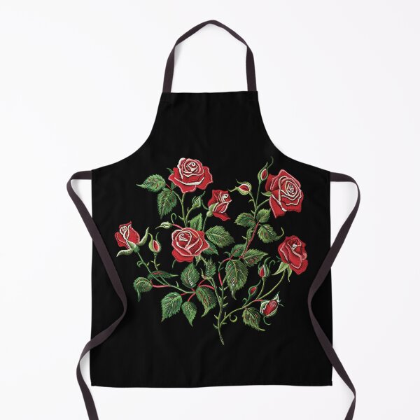 Item preview, Red Rose Embroidery designed and sold by AlchemyColor.