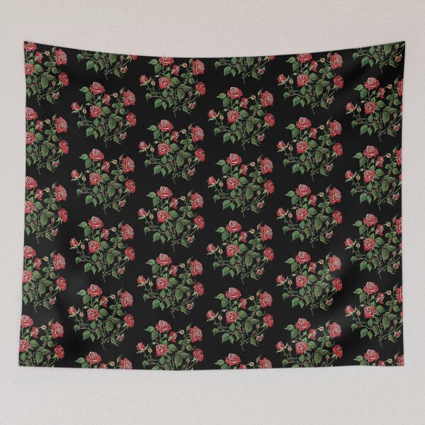 Item preview, Red Rose Embroidery designed and sold by AlchemyColor.