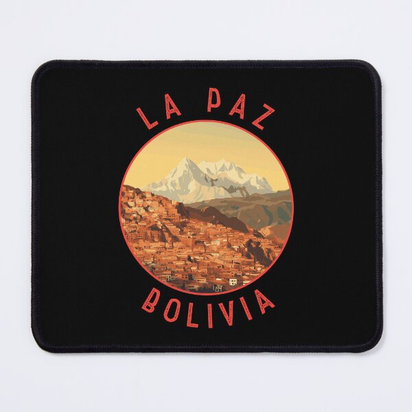 Item preview, La Paz Bolivia Retro Distressed Circle designed and sold by KrisSidDesigns.