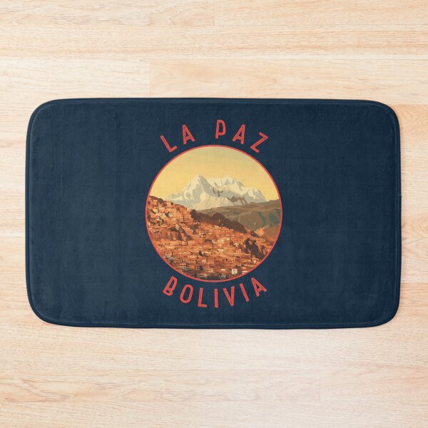 Item preview, La Paz Bolivia Retro Distressed Circle designed and sold by KrisSidDesigns.