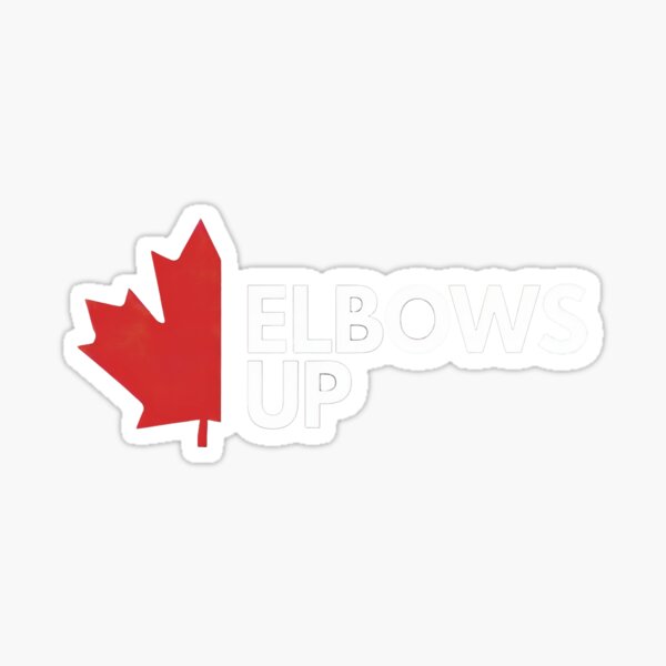 Item preview, Elbows Up Canada True North Strong and Free designed and sold by InklingIris.