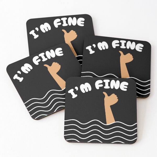 Item preview, I'm Fine Thumbs Up designed and sold by Klaudesign.
