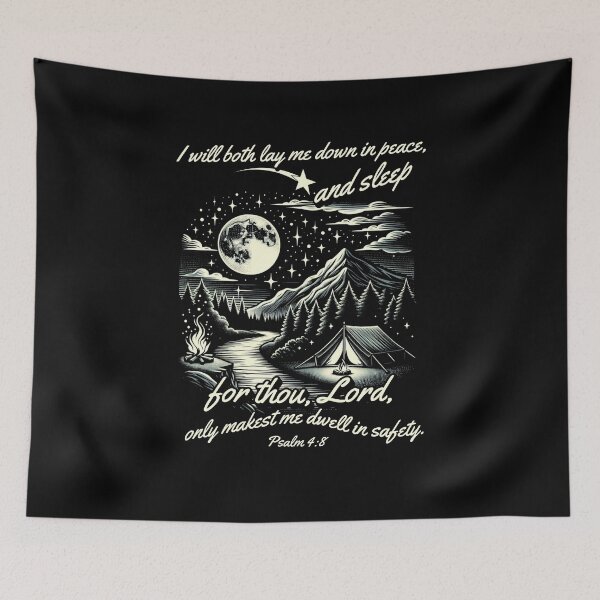 Item preview, I Will Lay Me Down in Peace and Sleep designed and sold by Sherry Scott Designs.