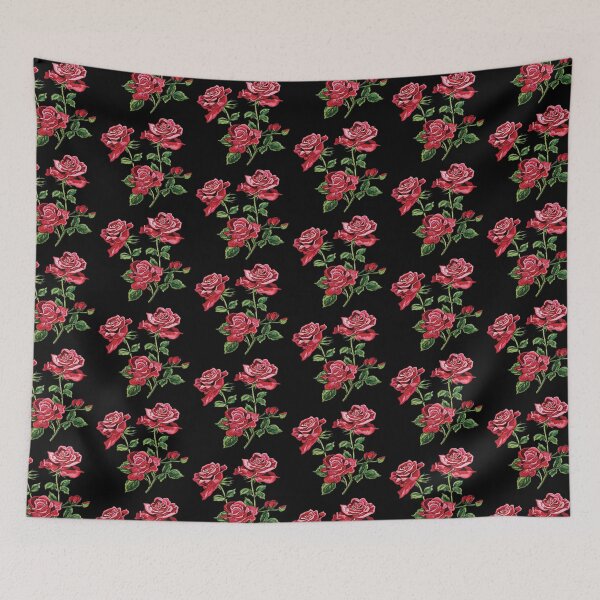 Item preview, Red Rose Embroidery designed and sold by AlchemyColor.