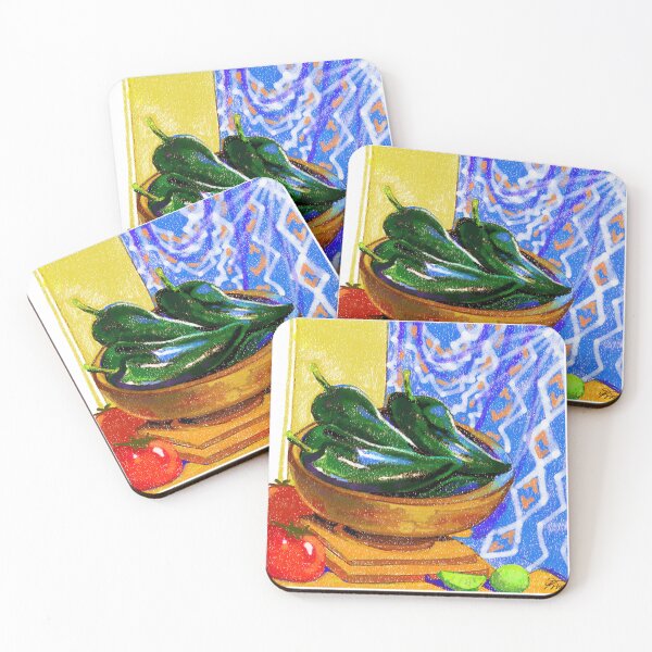 Item preview, Jalapenos crayon still life  designed and sold by kiwiestkarina.