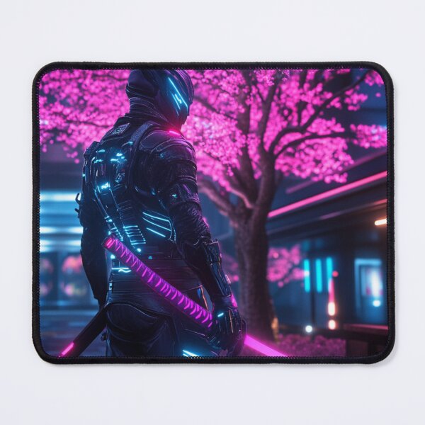 Item preview, Cyber Samurai Under Neon Sakura designed and sold by ArctiveStudio.