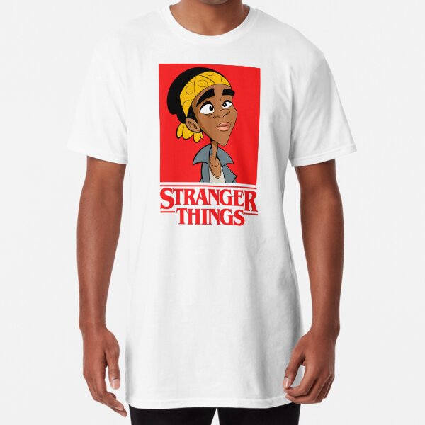 Vista previa del artículo con la obra «Stranger Things: Lucas Sinclair », diseñado y vendido por GlowInk8.