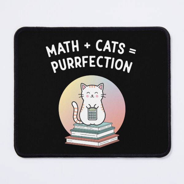 Item preview, Math + Cats = Purrfection designed and sold by MagicWander.