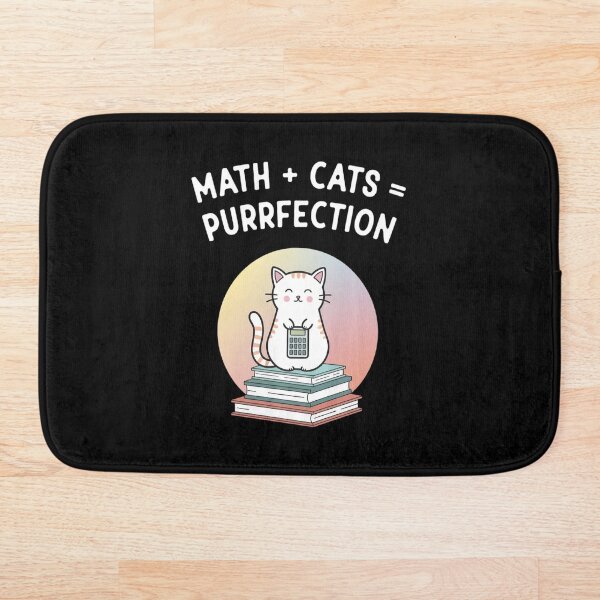 Item preview, Math + Cats = Purrfection designed and sold by MagicWander.