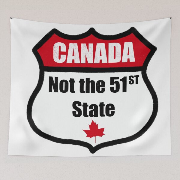 Item preview, Canada, Not the 51st State  - Sign format designed and sold by Quick Brown Fox Canada.