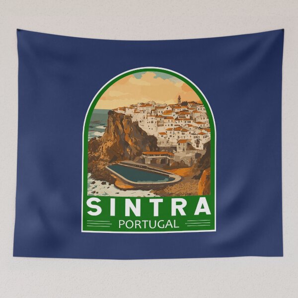 Item preview, Sintra Portugal Travel Art Emblem designed and sold by KrisSidDesigns.