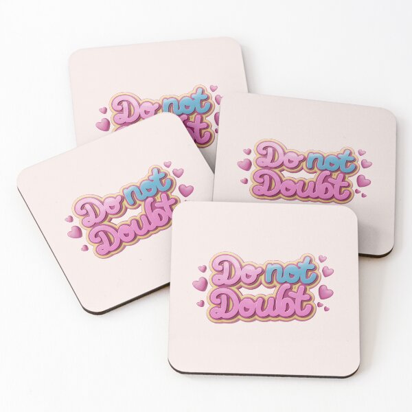 Item preview, Do Not Doubt – James 1:6 Pink Kawaii 3D Christian Aesthetic Bible Verse designed and sold by  KnitLuv.
