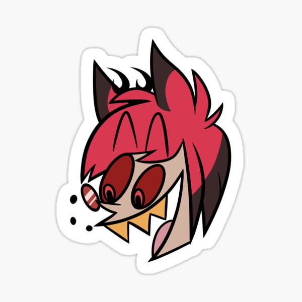 'WOWZERS!' Alastor w/no text Sticker