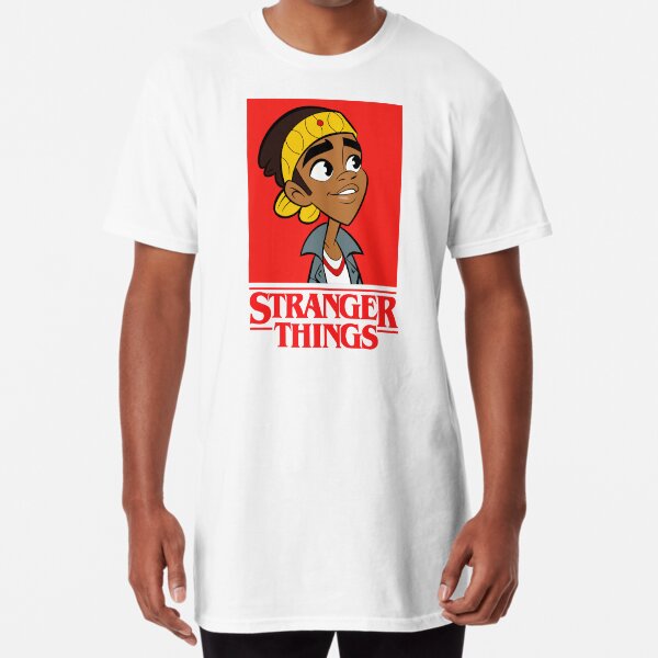 Vista previa del artículo con la obra «Stranger Things: Lucas Sinclair », diseñado y vendido por GlowInk8.