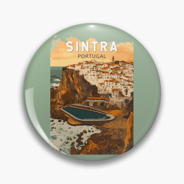 Item preview, Sintra Portugal Illustration Travel Art Vintage designed and sold by KrisSidDesigns.