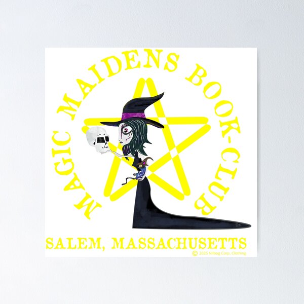 Item preview, Magic Maidens Book Club designed and sold by nilbogcorp.
