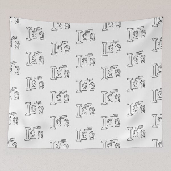Item preview, A doodle illustration of letter I and Interact designed and sold by rasagamastore.