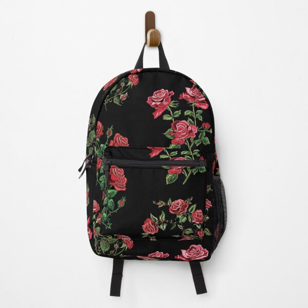 Item preview, Red Rose Embroidery Seamless Pattern designed and sold by AlchemyColor.