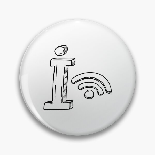 Item preview, A doodle illustration of letter I and Internet designed and sold by rasagamastore.