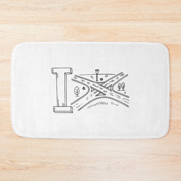 Item preview, A doodle illustration of letter I and Intersection designed and sold by rasagamastore.