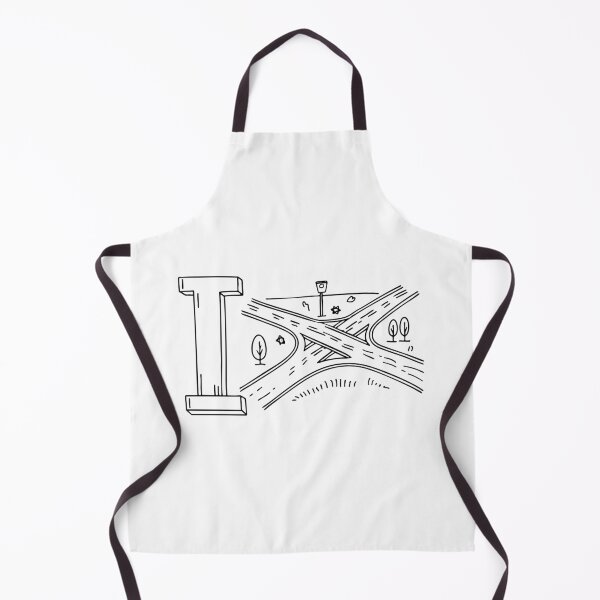 Item preview, A doodle illustration of letter I and Intersection designed and sold by rasagamastore.