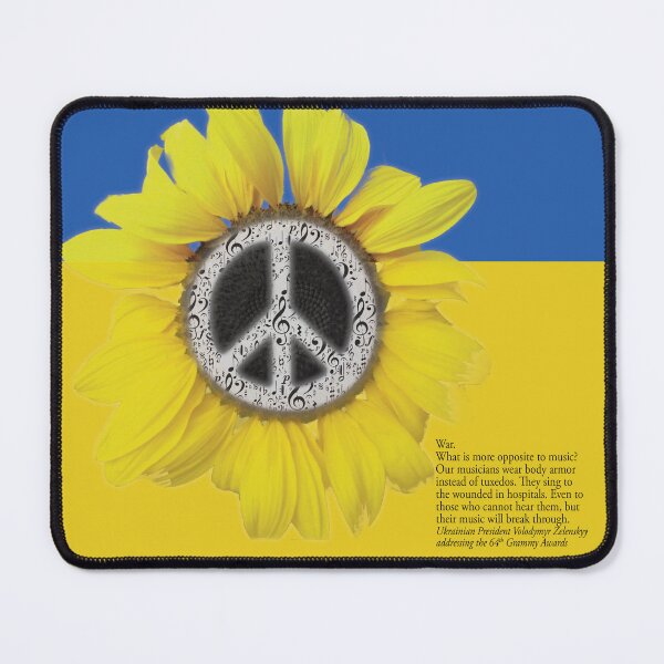 Item preview, Ukraine Peace Music Poster designed and sold by Beth A. Stockdell.