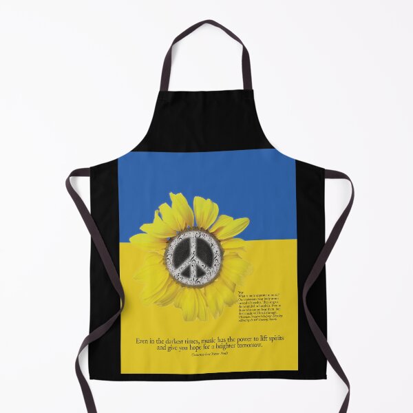 Item preview, Ukraine Peace Music Poster designed and sold by Beth A. Stockdell.