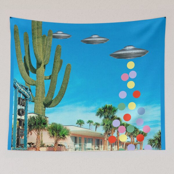 Item preview, UFOs on holiday (Alien confetti) designed and sold by MsGonzalez.