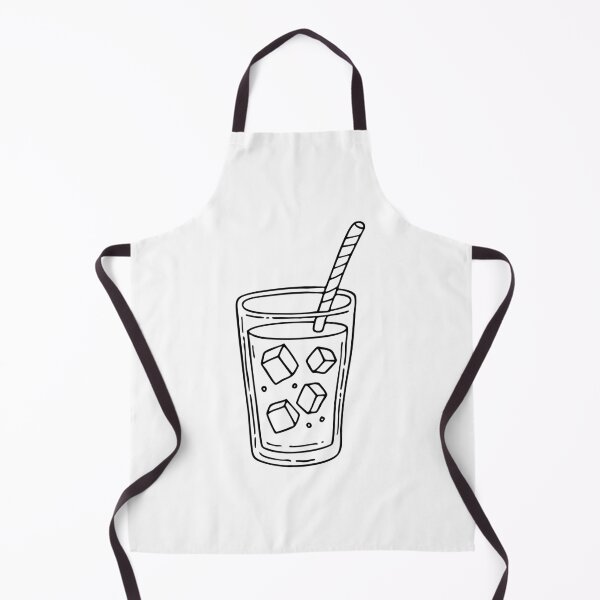 Item preview, A glass of soda with straw ice cubes floating on the surface designed and sold by rasagamastore.