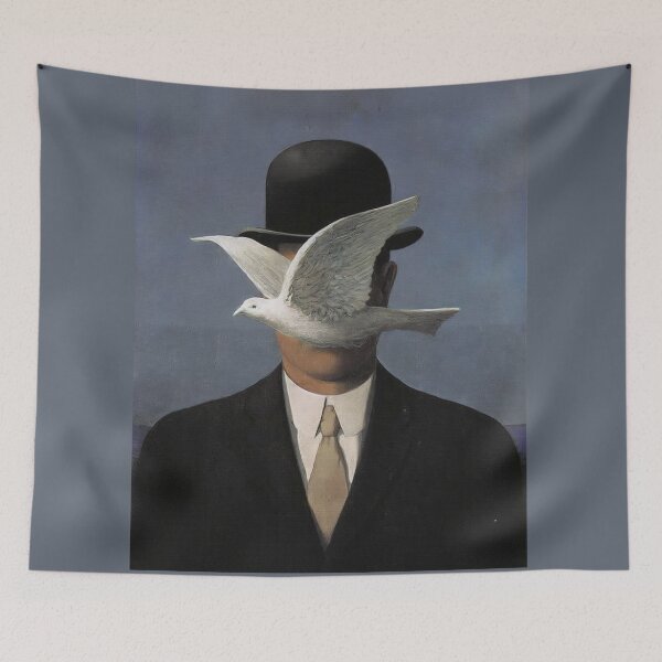 Item preview, Man in a Bowler Hat  designed and sold by PopCultureArtShop.