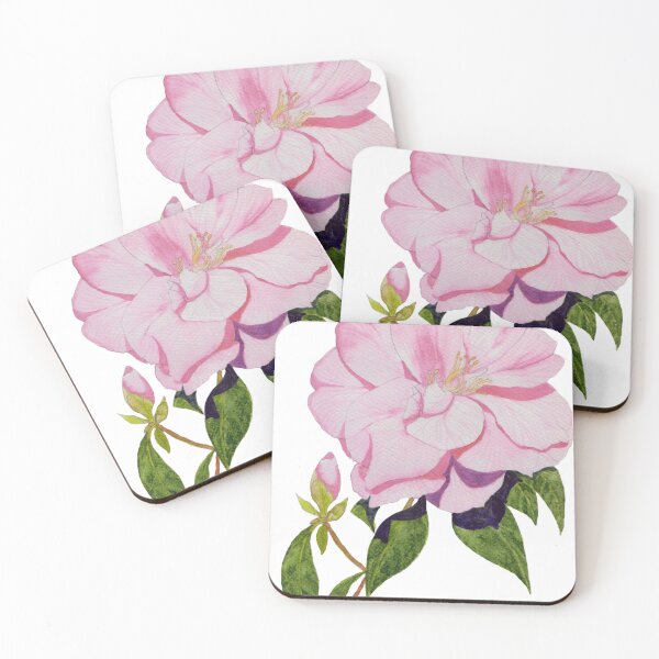 Item preview, Copy of Single pink camellia watercolour painting  designed and sold by esvb.