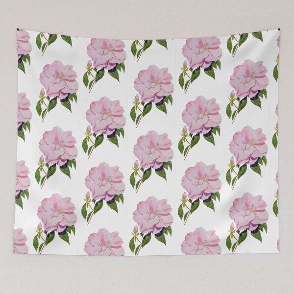 Item preview, Copy of Single pink camellia watercolour painting  designed and sold by esvb.