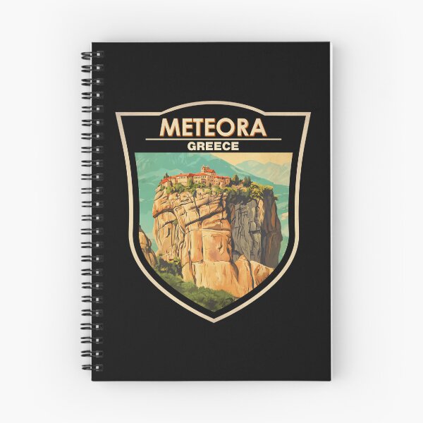 Item preview, Meteora Greece Travel Art Badge designed and sold by KrisSidDesigns.
