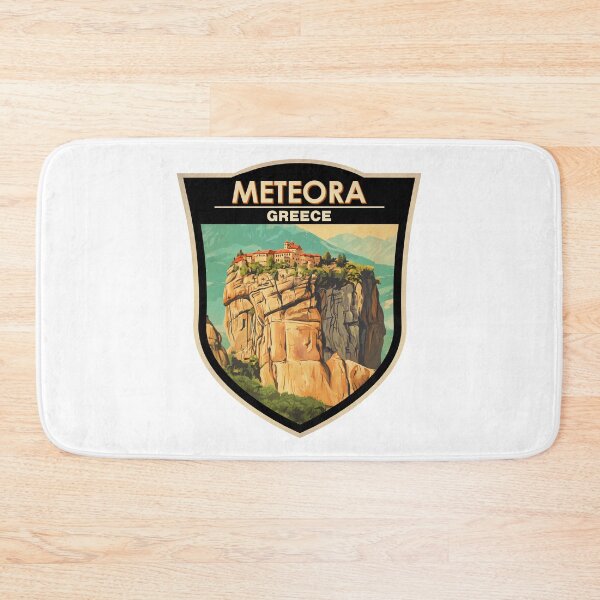 Item preview, Meteora Greece Travel Art Badge designed and sold by KrisSidDesigns.