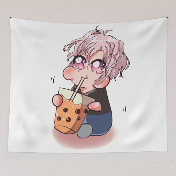 Item preview, Cute chibi boy boba designed and sold by impracticalarts.