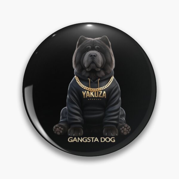 Item preview, Chow chow Gangsta dog designed and sold by jackoslimited.