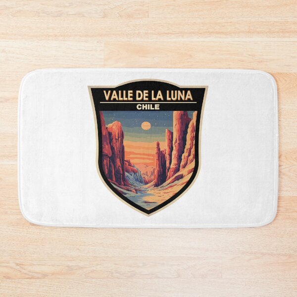 Item preview, Valle de la Luna Chile Travel Art Badge designed and sold by KrisSidDesigns.