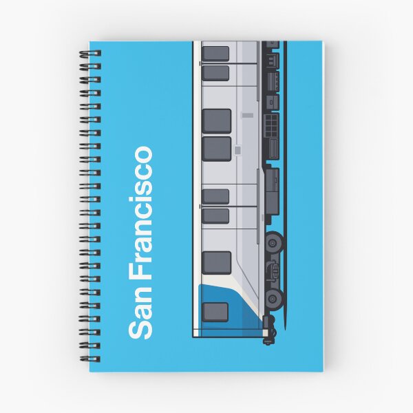 Item preview, San Francisco Class D Cyan World Train Side USA designed and sold by VoodooCircus.