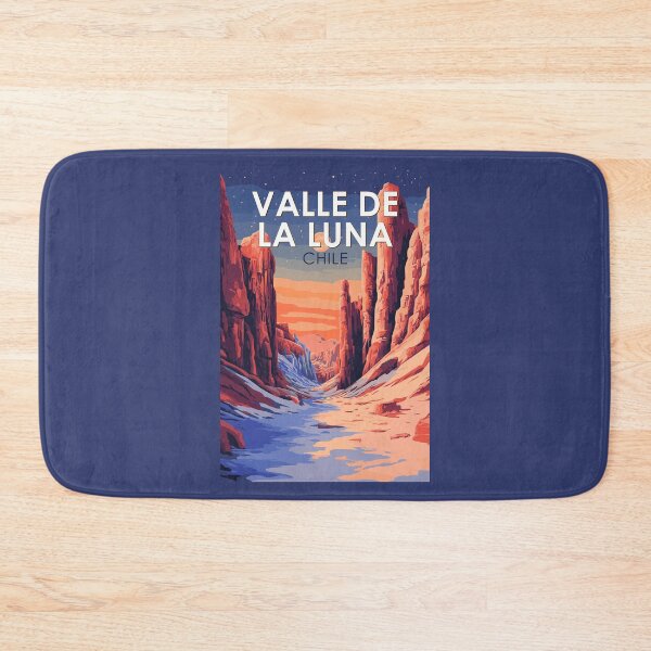 Item preview, Valle de la Luna Chile Illustration Travel Art Vintage designed and sold by KrisSidDesigns.