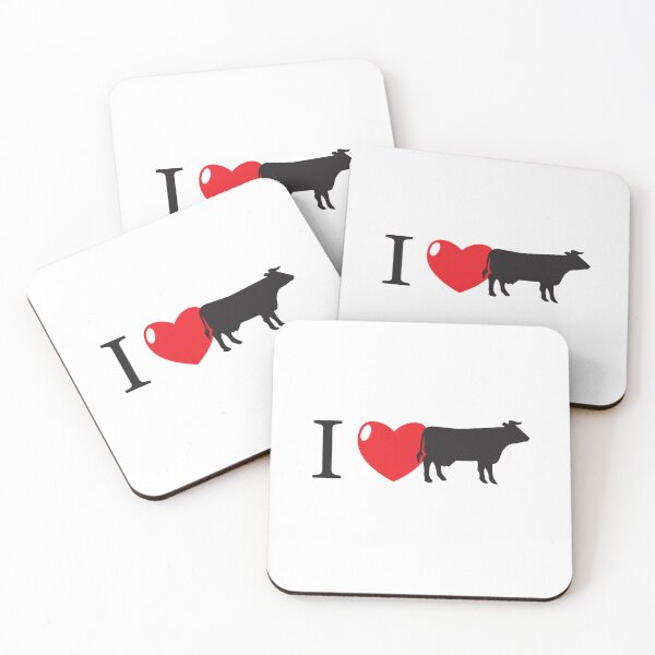 Item preview, I Heart Love Cows designed and sold by jazzydevil.